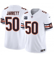 Men's Chicago Bears #50 Grady Jarrett White 2026 F.U.S.E. 2-Star C Vapor Untouchable Limited Football Stitched Jersey