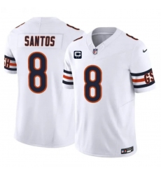 Men's Chicago Bears #8 Cairo Santos White 2026 F.U.S.E. 2-Star C Vapor Untouchable Limited Football Stitched Jersey