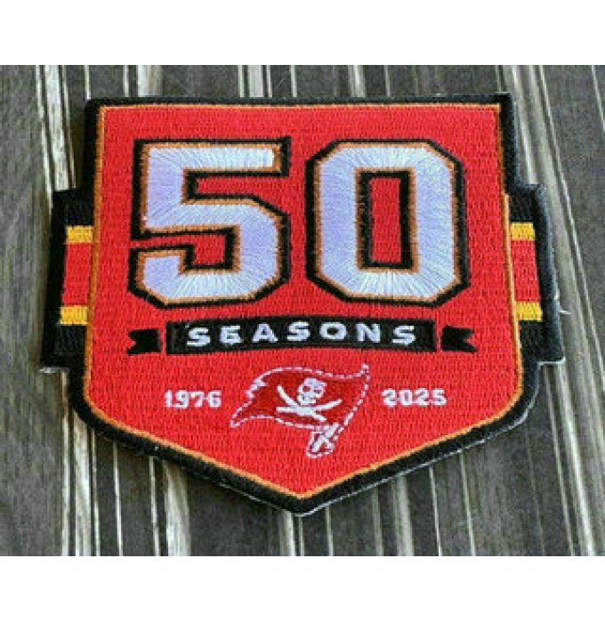 Tampa Bay Buccaneers 50th Anniversary Patch