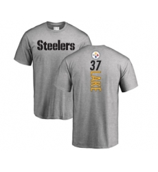 Football Pittsburgh Steelers #37 Carnell Lake Ash Backer T-Shirt