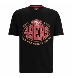 Men's San Francisco 49ers Black BOSS X Trap T Shirt