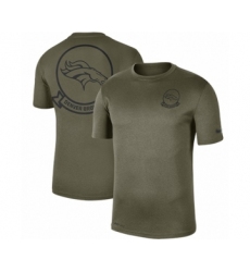 Football Men's Denver Broncos Olive 2019 Salute to Service Sideline Seal Legend Performance T-Shirt