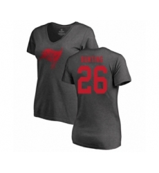 Football Women's Tampa Bay Buccaneers #26 Sean Bunting Ash One Color T-Shirt