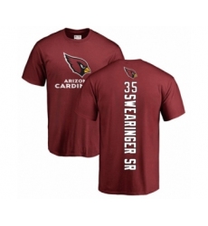 NFL Nike Arizona Cardinals #35 D.J. Swearinger SR Maroon Backer T-Shirt