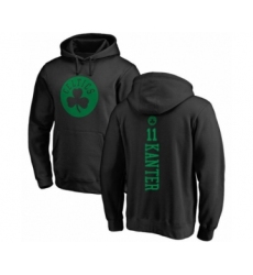 Basketball Boston Celtics #11 Enes Kanter Black One Color Backer Pullover Hoodie