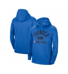 Men's Oklahoma City Thunder 2021 Blue Spotlight Pullover Basketball Hoodie