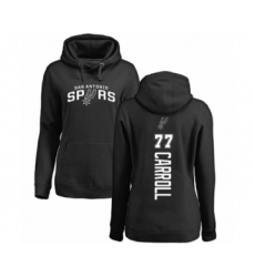 Basketball Women's San Antonio Spurs #77 DeMarre Carroll Black Backer Pullover Hoodie