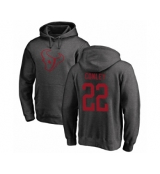 Football Houston Texans #22 Gareon Conley Ash One Color Pullover Hoodie