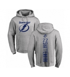 Hockey Tampa Bay Lightning #22 Kevin Shattenkirk Ash Backer Pullover Hoodie