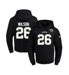 Football Men's Jacksonville Jaguars #26 Jarrod Wilson Black Name & Number Pullover Hoodie