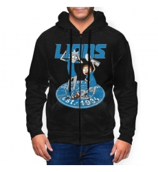 Lions Men's Zip Hooded Sweatshirt