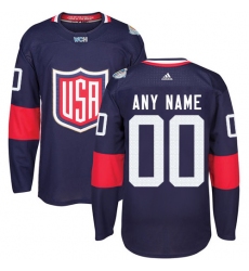 Youth Adidas Team USA Customized Authentic Navy Blue Away 2016 World Cup Ice Hockey Jersey Youth Adidas Team USA Customized Authentic Navy Blue Away 2016 World Cup Ice Hockey Jersey