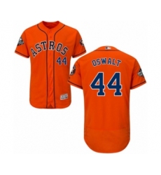 Men's Houston Astros #44 Roy Oswalt Orange Alternate Flex Base Authentic Collection 2019 World Series Bound Baseball Jersey