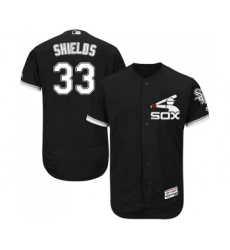 Men's Majestic Chicago White Sox #33 James Shields Black Flexbase Authentic Collection MLB Jerseys