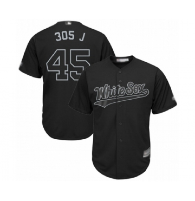 Men's Chicago White Sox #45 Michael Jordan  305 J  Authentic Black 2019 Players Weekend Baseball Jersey