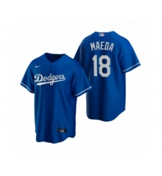 Men's Los Angeles Dodgers #18 Kenta Maeda Nike Royal Replica Alternate Jersey