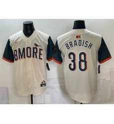 Men's Baltimore Orioles #38 Kyle Bradish Natural 2026 City Connect Stadium Stitched Baseball Jersey