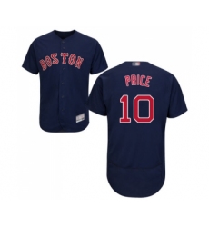 Men's Boston Red Sox #10 David Price Navy Blue Alternate Flex Base Authentic Collection Baseball Jersey