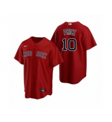 Men's Boston Red Sox #10 David Price Nike Red Replica Alternate Jersey