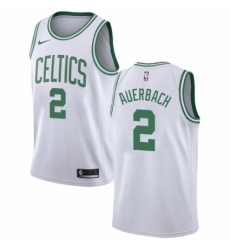 Women's Nike Boston Celtics #2 Red Auerbach Swingman White NBA Jersey - Association Edition