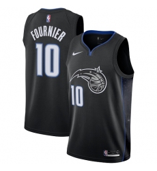 Women's Nike Orlando Magic #10 Evan Fournier Swingman Black NBA Jersey - City Edition