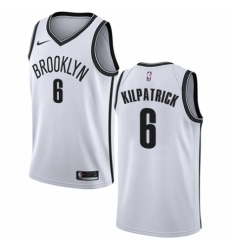 Women's Nike Brooklyn Nets #6 Sean Kilpatrick Swingman White NBA Jersey - Association Edition