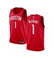 Women's Nike Houston Rockets #1 Tracy McGrady Red Swingman Jersey - Earned Edition