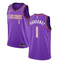 Women's Nike Phoenix Suns #1 Penny Hardaway Swingman Purple NBA Jersey - 2018 19 City Edition