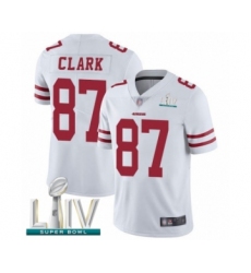 Youth San Francisco 49ers #87 Dwight Clark White Vapor Untouchable Limited Player Super Bowl LIV Bound Football Jersey