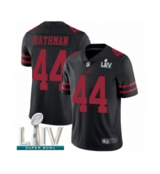 Youth San Francisco 49ers #44 Tom Rathman Black Vapor Untouchable Limited Player Super Bowl LIV Bound Football Jersey