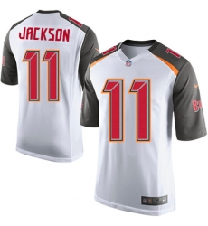 Men's Nike Tampa Bay Buccaneers #11 DeSean Jackson Game White NFL Jersey