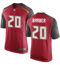 Men's Nike Tampa Bay Buccaneers #20 Ronde Barber Game Red Team Color NFL Jersey