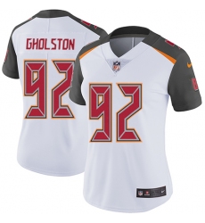Women's Nike Tampa Bay Buccaneers #92 William Gholston Elite White NFL Jersey