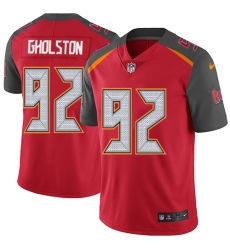 Youth Nike Tampa Bay Buccaneers #92 William Gholston Elite Red Team Color NFL Jersey
