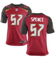 Men's Nike Tampa Bay Buccaneers #57 Noah Spence Elite Red Team Color NFL Jersey
