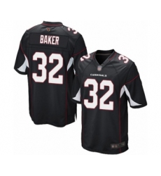 Men's Arizona Cardinals #32 Budda Baker Game Black Alternate Football Jersey