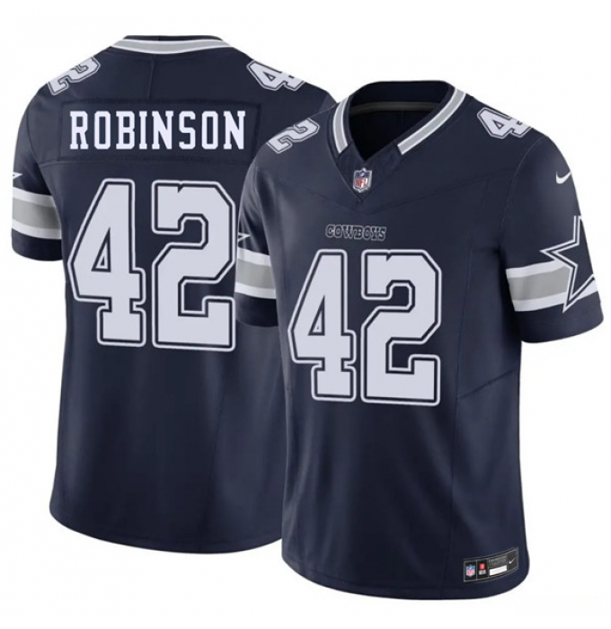 Men's Dallas Cowboys #42 Curtis Robinson Navy 2026 F.U.S.E. Vapor Untouchable Limited Stitched Football Jersey