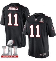 Youth Nike Atlanta Falcons #11 Julio Jones Black Alternate Super Bowl LI 51 Vapor Untouchable Limited Player NFL Jersey