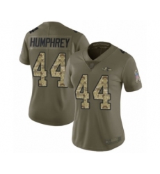 Women's Baltimore Ravens #44 Marlon Humphrey Limited Olive Camo Salute to Service Football Jersey Women's Baltimore Ravens #44 Marlon Humphrey Limited Olive Camo Salute to Service Football Jersey