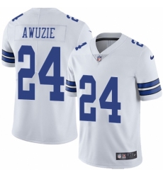Men's Nike Dallas Cowboys #24 Chidobe Awuzie White Vapor Untouchable Limited Player NFL Jersey